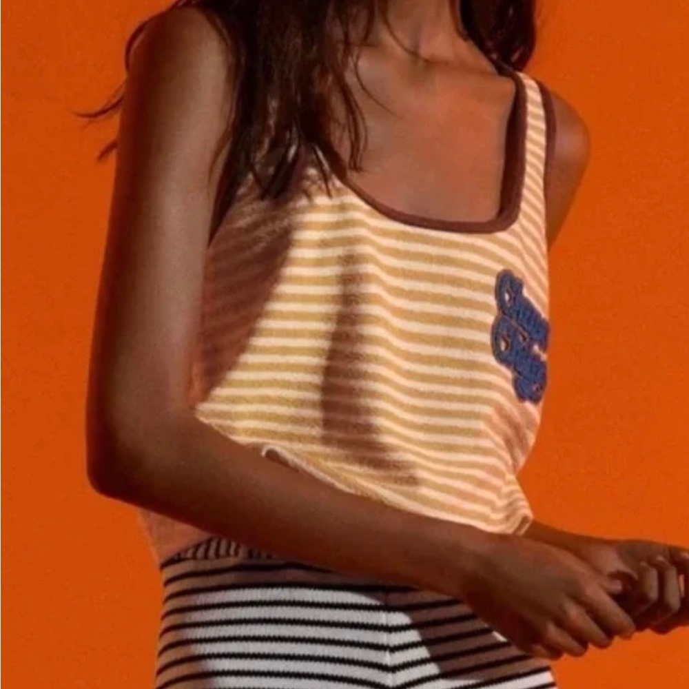 Zara Limited Edition Chupa Chups Top Racerback